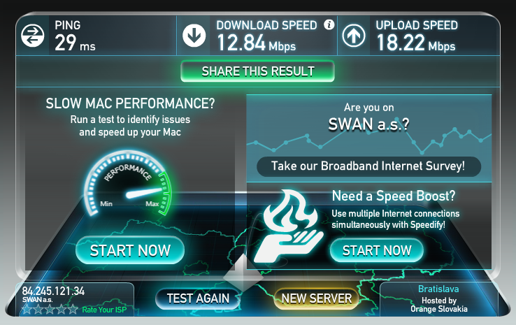 4G internet od SWANu