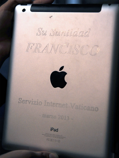 iPad papeza frantiska