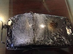 vybuchnuty iphone