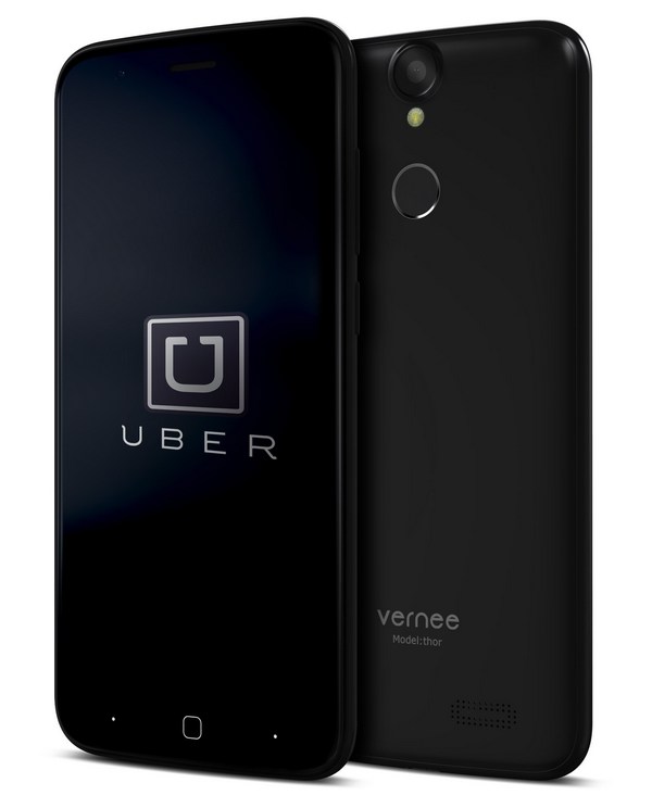 Spoločnosť Vernee spolupracovala pri návrhu smartfónu Thor so známou taxislužou Uber. © ixbt.com 
