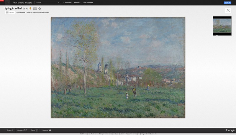 Spring in Vethuil by Claude Monet (Museum Boijmans Van Beuningen)