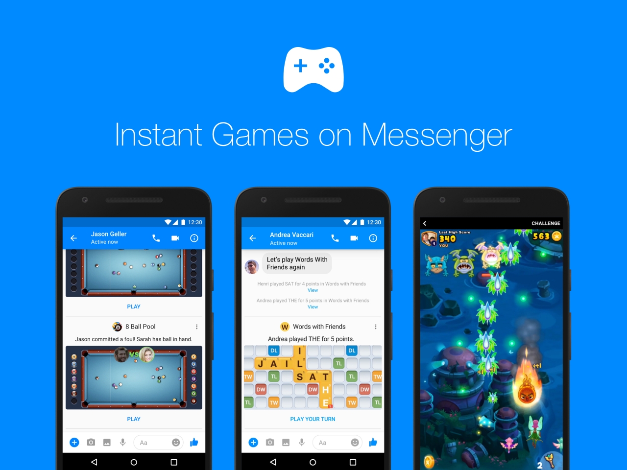 Facebook pridáva do aplikácie Messenger nové hry. Dostupné budú po